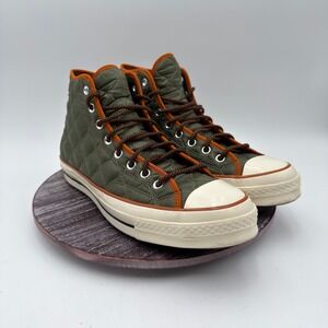 Converse Sneakers Mens Size 11.5‎ Chuck 70 Hi Quilted Workwear Green 169375C